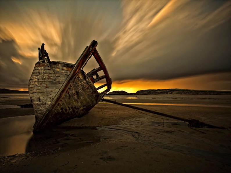 Bunbeg Wreck, Donegal.